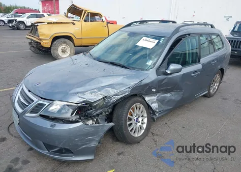 2008 Saab 9-3 2.0T z USA, uszkodzony, nr VIN YS3FB56Y381122218